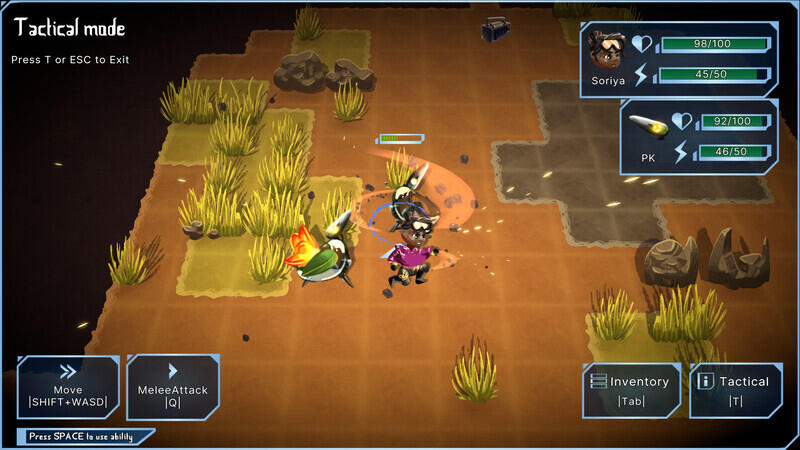 Bots N-Bloom Battle Screenshot of Bots N-Bloom Battle